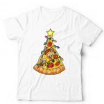 Pizza Christmas Tree Tshirt Unisex & Kids