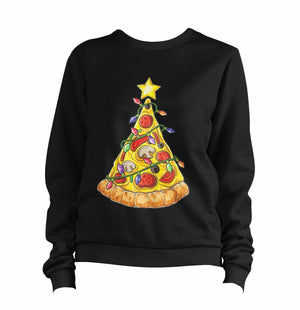 Pizza Christmas Tree Sweatshirt