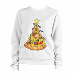 Pizza Christmas Tree Sweatshirt