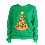 Pizza Christmas Tree Sweatshirt