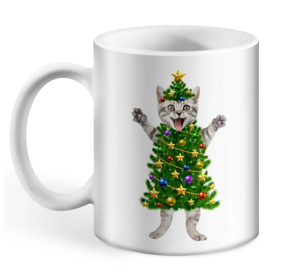 Christmas Cat Tree Mug