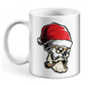 Hipster Santa Skull Mug