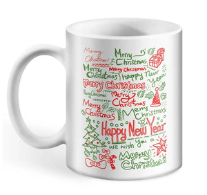 Merry Christmas Text Mug