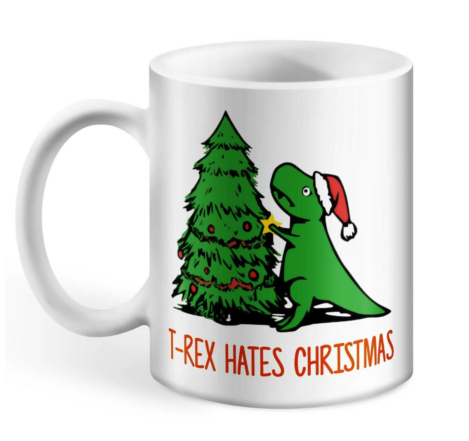 T-Rex Hates Christmas 2 Mug