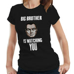 Original 1984 Big Brother Is Watching Tshirt Fitted Ladies