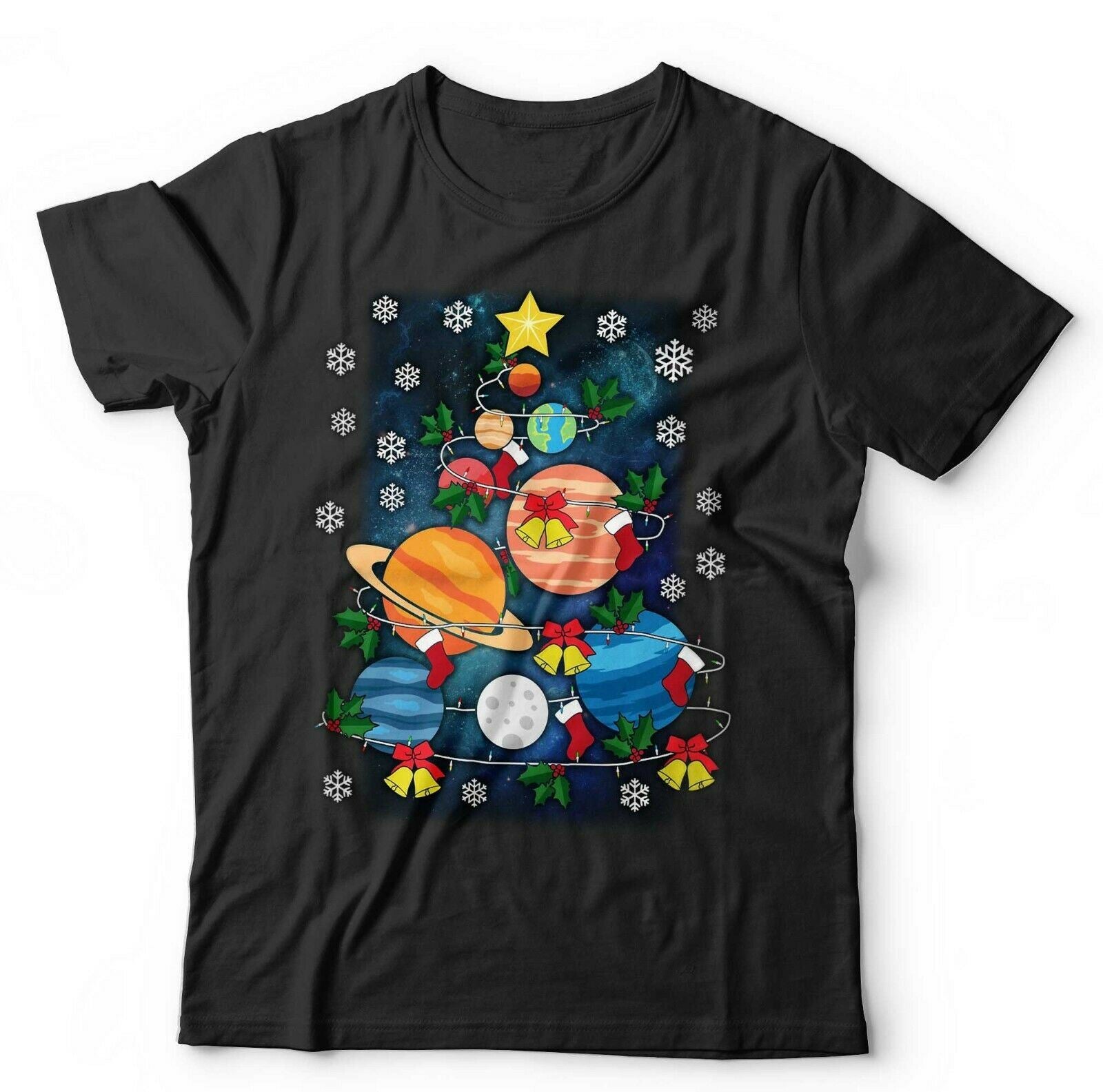 Galaxy Christmas Tree Tshirt Unisex & Kids