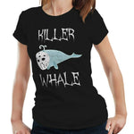 Killer Whale Tshirt Fitted Ladies