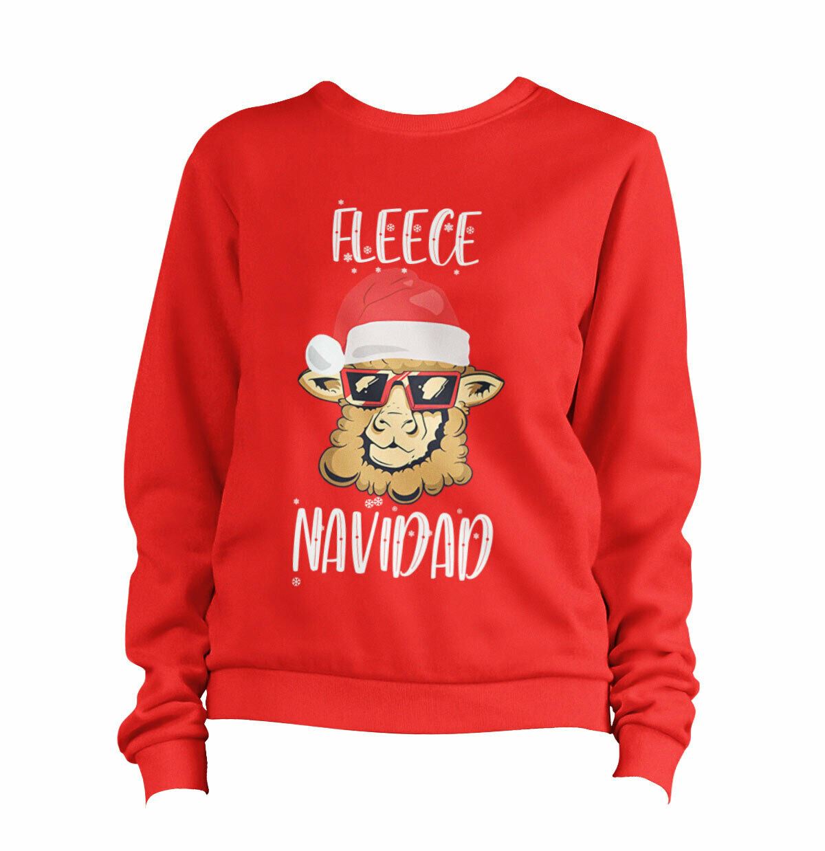 Fleece Navidad Sweater Jumper Pullover