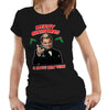 Christmas Leonardo Drink Tshirt Fitted Ladies