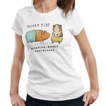 Guinea Pigs Wearing Pantaloons Tshirt Fitted Ladies