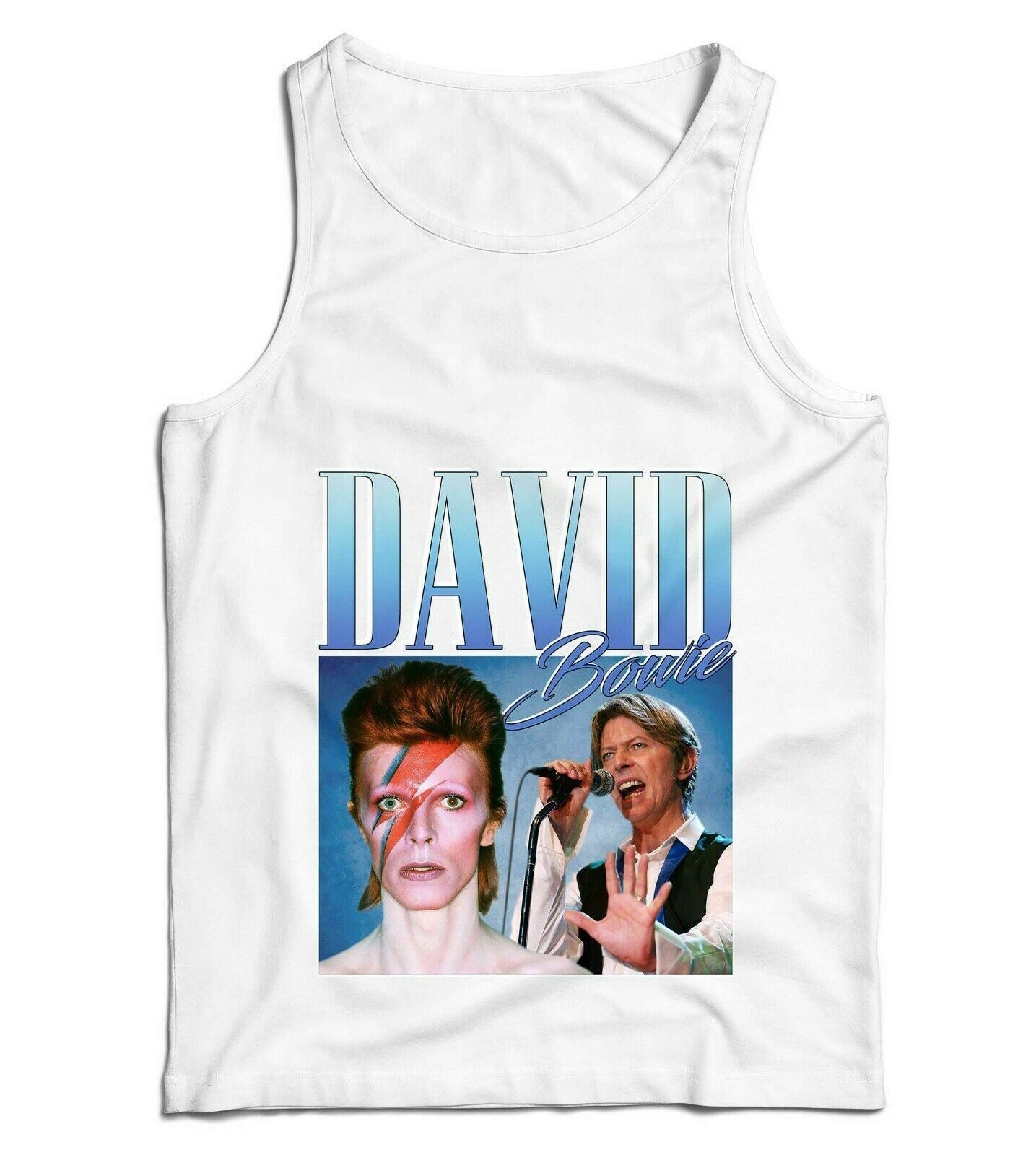 David Bowie Appreciation Ladies Vest Tank Top