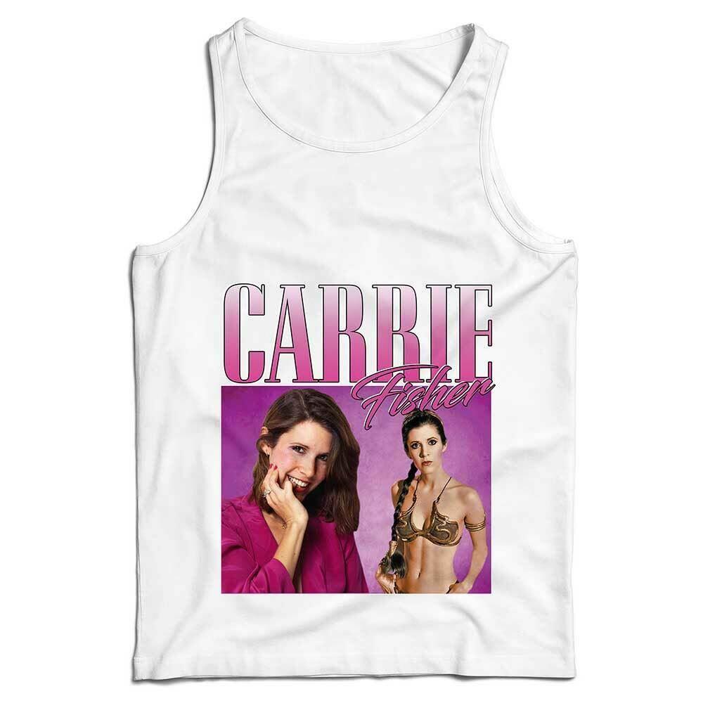 Carrie Fisher Appreciation Ladies Vest Tank Top