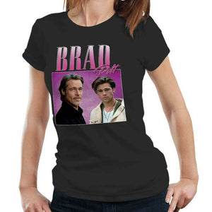 Brad Pitt Appreciation Tshirt Fitted Ladies