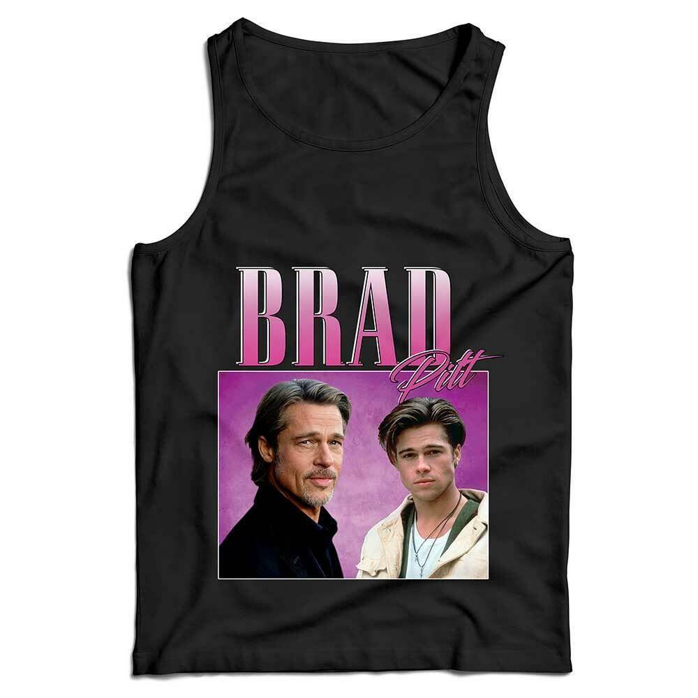 Brad Pitt Appreciation Ladies Vest Tank Top