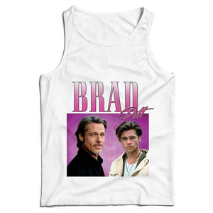 Brad Pitt Appreciation Ladies Vest Tank Top