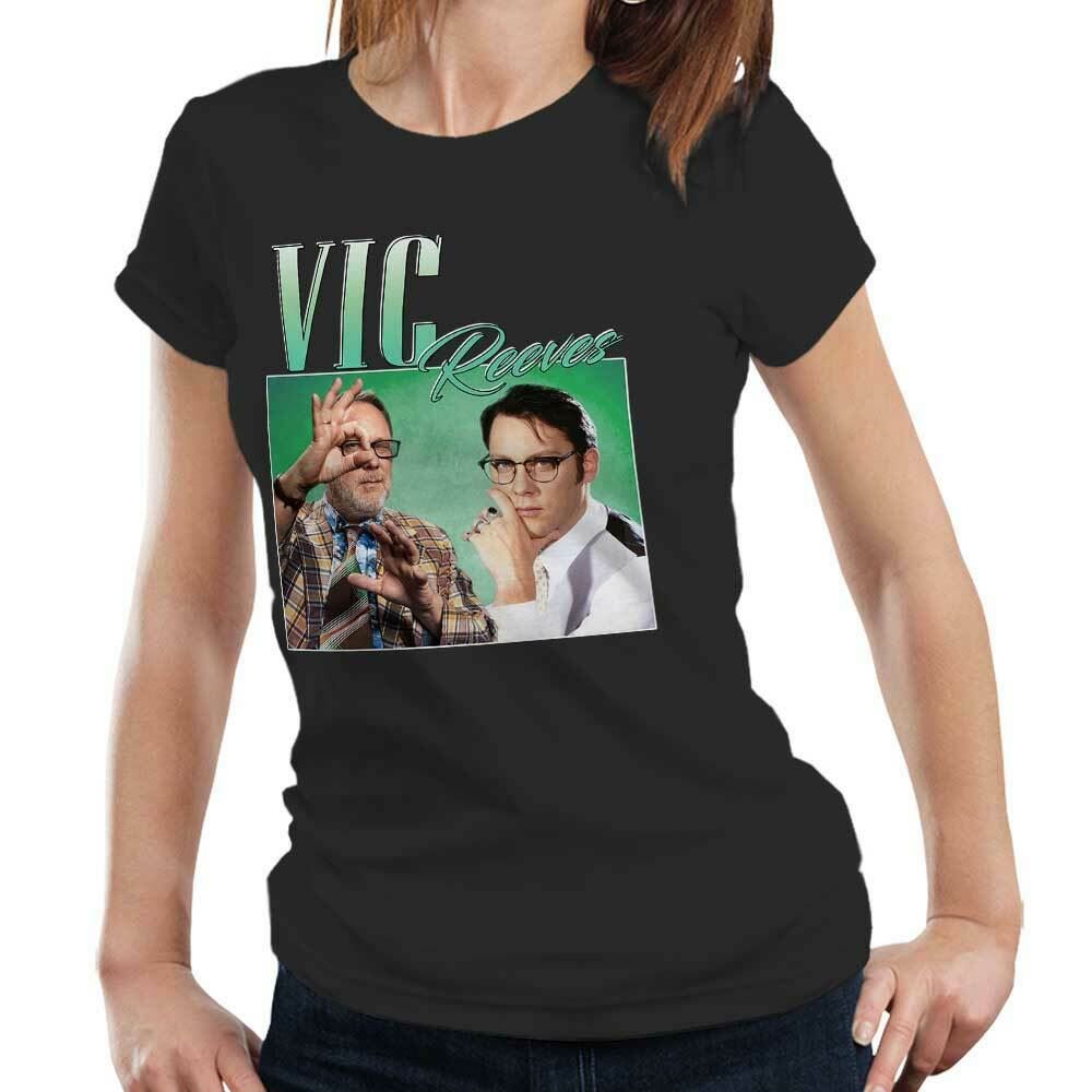 Vic Reeves Appreciation Tshirt Fitted Ladies