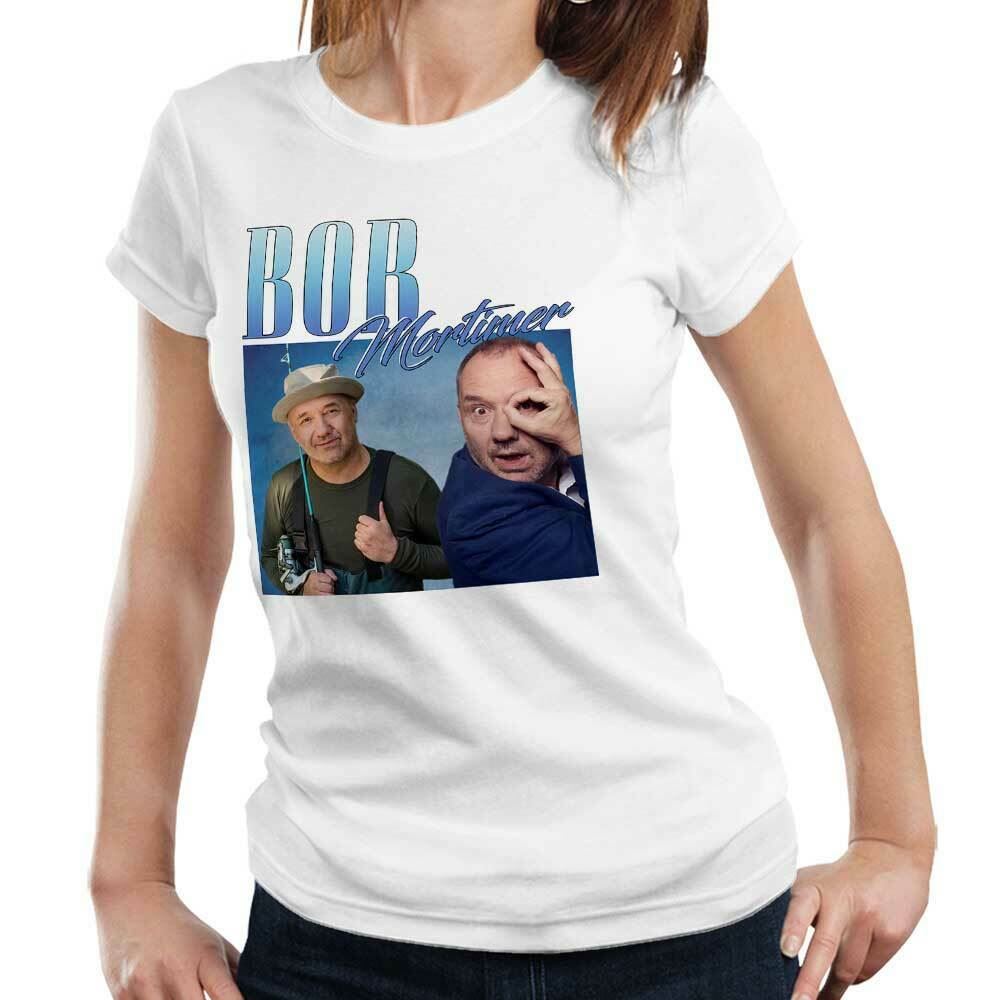 Bob Mortimer Appreciation Tshirt Fitted Ladies