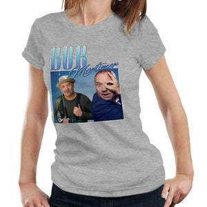 Bob Mortimer Appreciation Tshirt Fitted Ladies