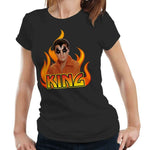 King Of Rock N Roll Tshirt Fitted Ladies