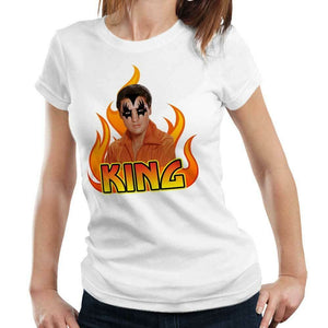 King Of Rock N Roll Tshirt Fitted Ladies