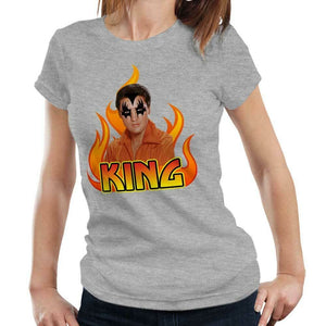 King Of Rock N Roll Tshirt Fitted Ladies