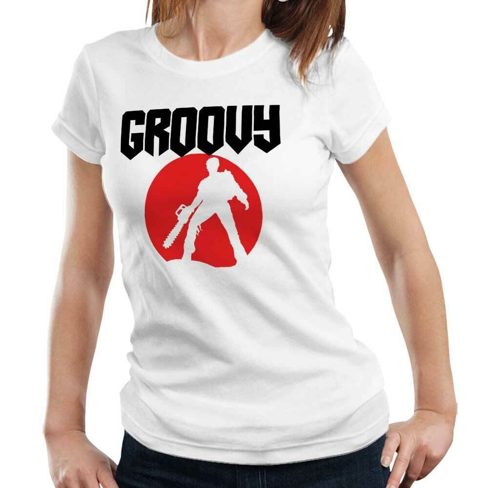 Groovy Silhouette Tshirt Fitted Ladies