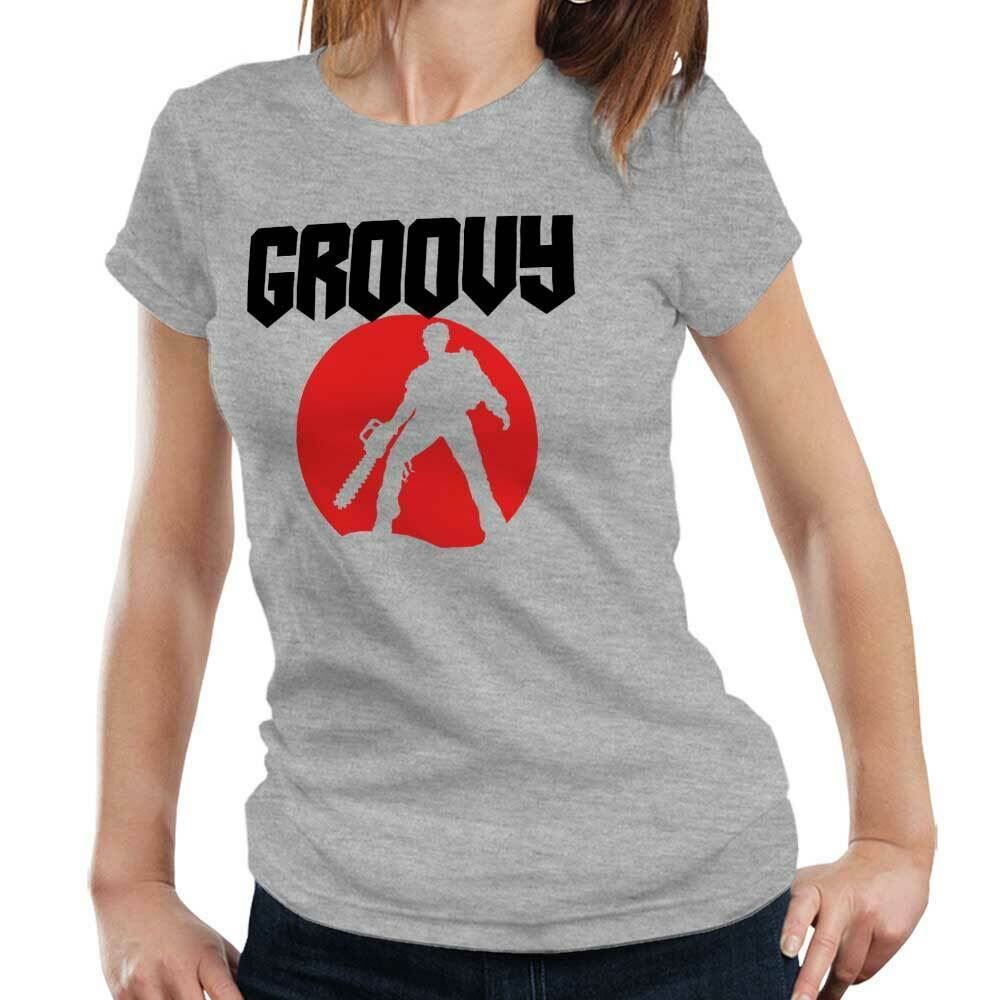 Groovy Silhouette Tshirt Fitted Ladies