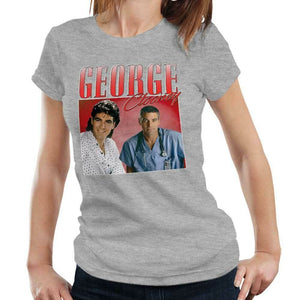 George Clooney Appreciation Tshirt Fitted Ladies