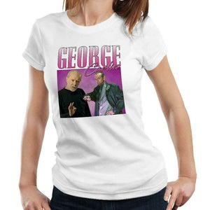 George Carlin Appreciation Tshirt Fitted Ladies