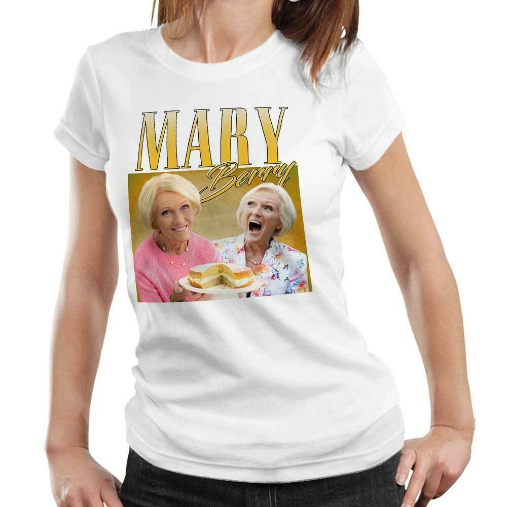 Mary Berry Appreciation Tshirt Fitted Ladies