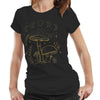 Mushroom Dark Academia Cottagecore Tshirt Fitted Ladies