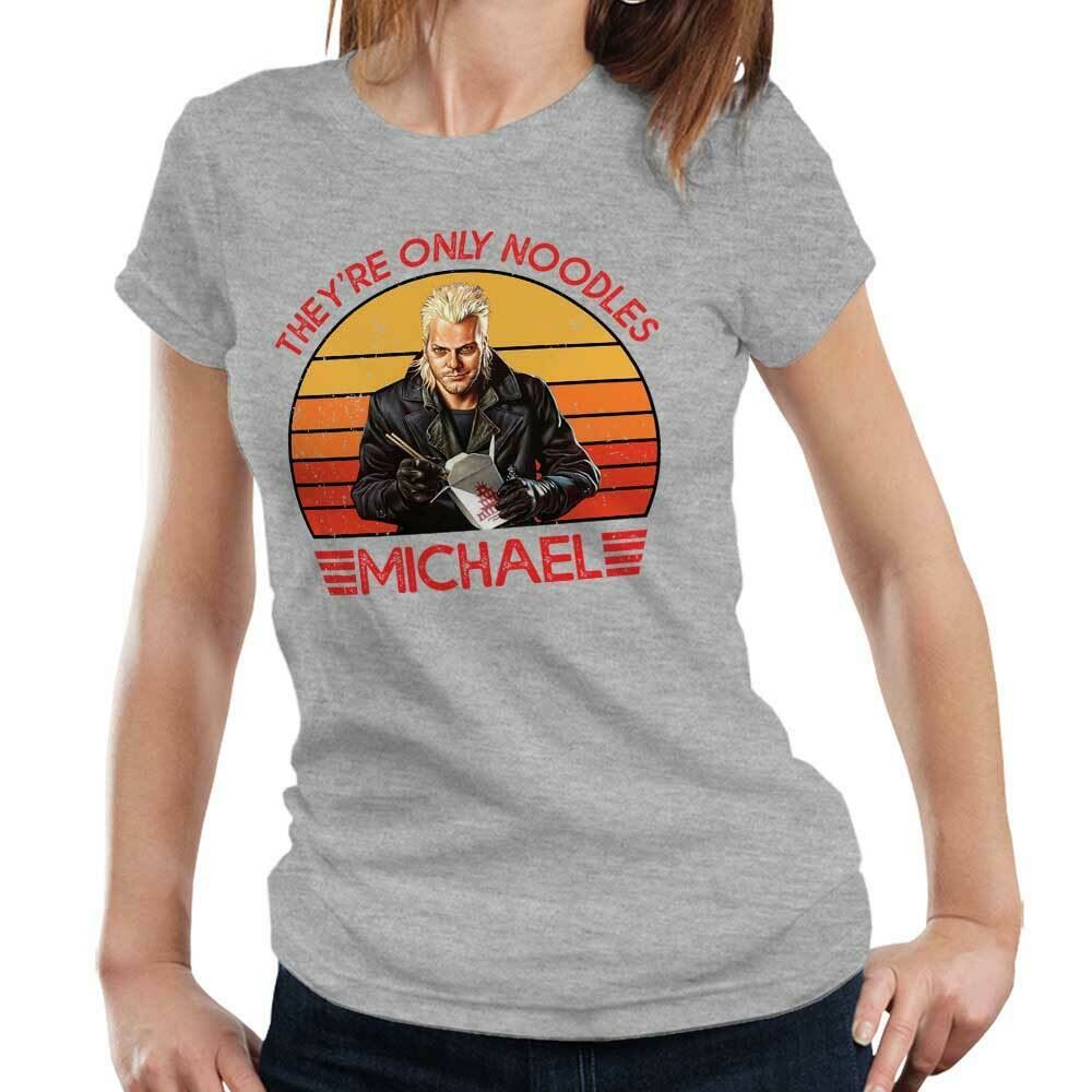 They're Only Noodles Michael Tshirt Fitted Ladies