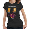 Cat Language Tshirt Fitted Ladies