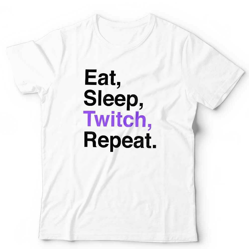 Eat Sleep Twitch Repeat Tshirt Unisex & Kids