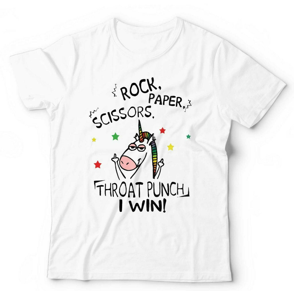 Rock Paper Scissors Throat Punch Tshirt Unisex & Kids