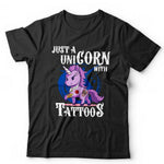 Just A Unicorn With Tattoos Tshirt Unisex