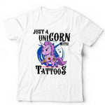 Just A Unicorn With Tattoos Tshirt Unisex