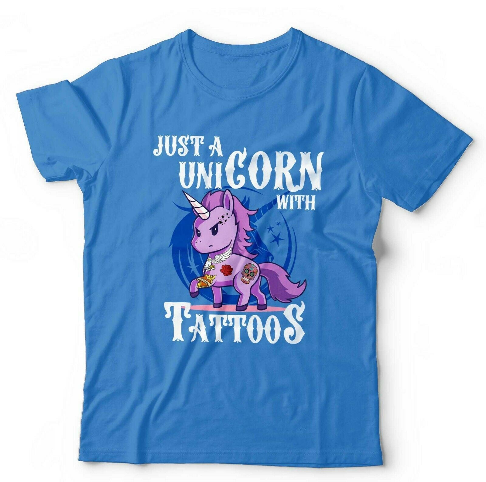 Just A Unicorn With Tattoos Tshirt Unisex