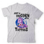 Just A Unicorn With Tattoos Tshirt Unisex