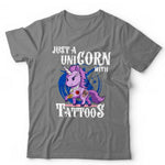 Just A Unicorn With Tattoos Tshirt Unisex