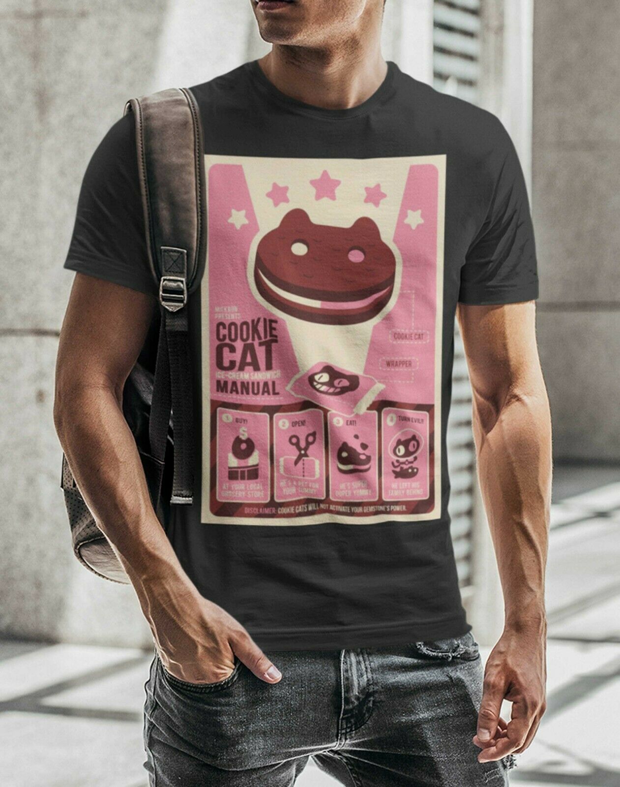 Cookie Cat Ice Cream Tshirt Unisex & Kids