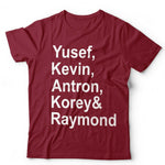 Yusef Kevin Antron Korey & Raymond Tshirt Unisex