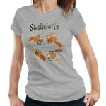 Slothwarts Tshirt Ladies Fitted - Sloth