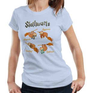 Slothwarts Tshirt Ladies Fitted - Sloth