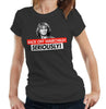 Back Off Warchild Tshirt Ladies Fitted