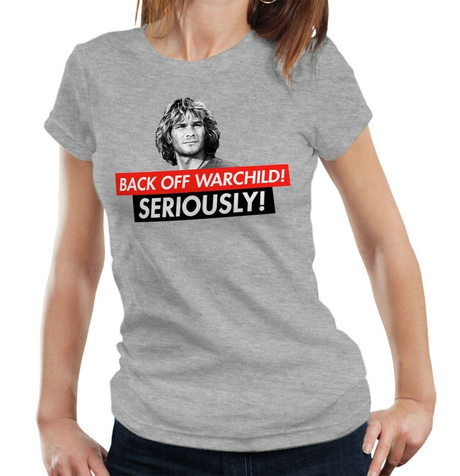 Back Off Warchild Tshirt Ladies Fitted