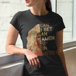 Can I Get An Amen Tshirt Fitted Ladies