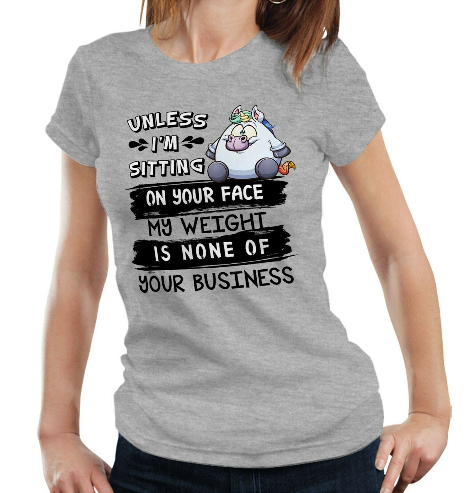 Unless I'm Sitting On Your Face Tshirt Fitted Ladies