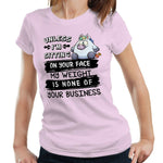 Unless I'm Sitting On Your Face Tshirt Fitted Ladies