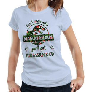 Mamasaurus Tshirt Fitted Ladies